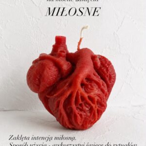 Świeca SERCE miłosna